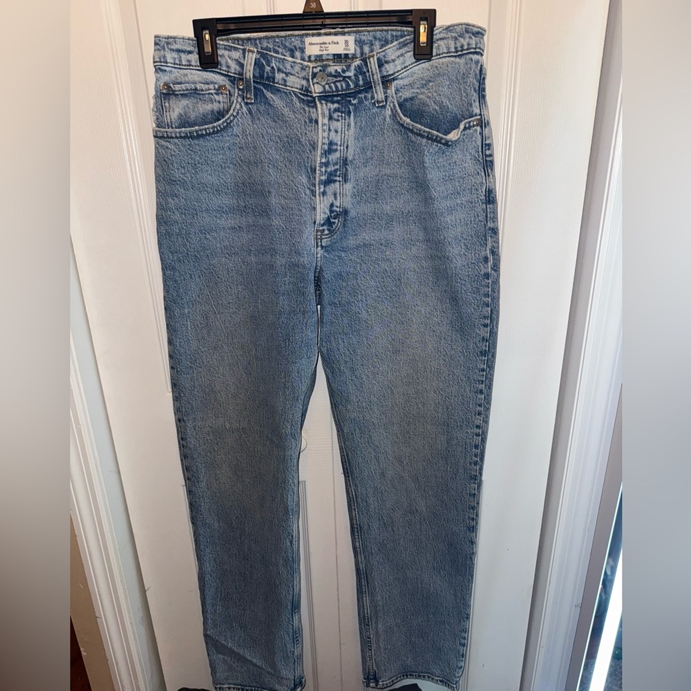 Abercrombie & Fitch Light Blue High Rise Jeans